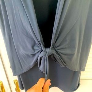 Susana Monaco front tie mini dress